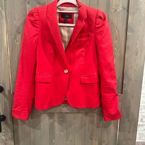 J. Crew Bold Red Women's Blazer